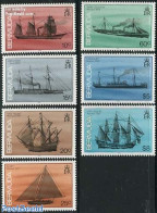 Bermuda 1992 Ships 7v, With Year 1992, Mint NH, Transport - Ships And Boats - Bateaux
