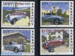 Barbados 2000 Automobiles 4v, Mint NH, Transport - Automobiles - Auto's
