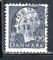 DANEMARK DANMARK DENMARK DANIMARCA 1974 1981 QUEEN MARGRETHE 120o USED USATO OBLITERE' - Usado