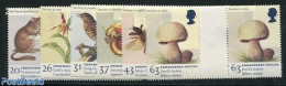 Great Britain 1998 Nature Conservation 6v, Gutter Pairs, Mint NH, Nature - Animals (others & Mixed) - Birds - Insects .. - Nuevos