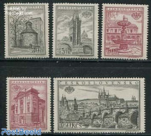 Czechoslovkia 1955 Praha 5v, Mint NH, Art - Bridges And Tunnels - Other & Unclassified