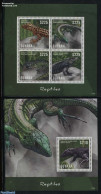 Guyana 2013 Reptiles 2 S/s, Mint NH, Nature - Guyane (1966-...)