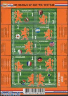 Netherlands 2014 Worldcup Football 10v M/s (1st Print, Smooth Surface), Mint NH, Sport - Football - Neufs