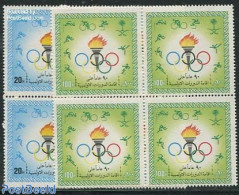 Saudi Arabia 1986 Modern Olympics 2v, Blocks Of 4 [+], Mint NH, Sport - Olympic Games - Saudi-Arabien