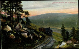 CPA Brocken Nationalpark Harz, Brockenbahn, Königsberg, Dampflok - Other & Unclassified