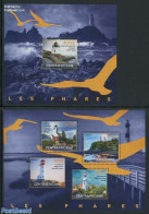 Central Africa 2014 Lighthouses 2 S/s, Mint NH, Various - Lighthouses & Safety At Sea - Fari