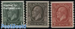Canada 1932 Definitives Coil 3v, Unused (hinged) - Neufs