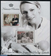 Monaco 2015 Prince Jacques & Princess Gabriella S/s, Mint NH, History - Kings & Queens (Royalty) - Unused Stamps