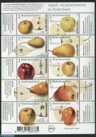 Netherlands 2016 Apples & Pears 10v M/s, Mint NH, Nature - Fruit - Neufs