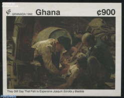 Ghana 1992 Bastida Painting S/s, Mint NH, Art - Paintings - Autres & Non Classés
