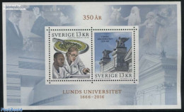 Sweden 2016 Lund University S/s, Mint NH, Science - Education - Unused Stamps