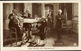 CPA Schauspieler Otto Gebühr, FIlmszene Die Mühle Von Sanssouci, Musiker - Actors