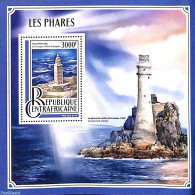 Central Africa 2016 Lighthouses S/s, Mint NH, Various - Lighthouses & Safety At Sea - Phares