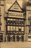 CPA Frankfurt Am Main, Rothschildhaus, Boernestraße 26, Metzgerei Strauss - Autres & Non Classés