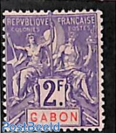 Gabon 1904 2f, Stamp Out Of Set, Unused (hinged) - Ongebruikt