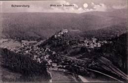 CPA Schwarzburg In Thüringen, Panorama, Blick Vom Trippstein - Other & Unclassified