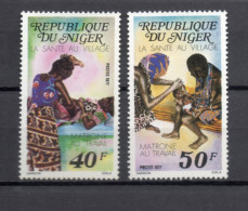 NIGER  N° 392 + 393   NEUFS SANS CHARNIERE  COTE 2.00€     SANTE - Niger (1960-...)