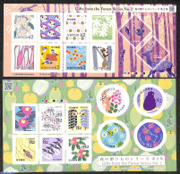 Japan 2018 Gifts From The Forest Series No. 2 20v (2 M/s) S-a, Mint NH, Nature - Animals (others & Mixed) - Birds - Fl.. - Nuovi