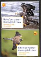 Netherlands 2020 Birds Of Prey, Presentation Pack 605a+b, Mint NH, Nature - Birds - Birds Of Prey - Owls - Ongebruikt