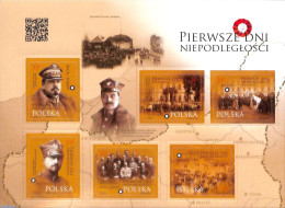 Poland 2019 Independence Day S/s, Mint NH, Nature - Various - Horses - Maps - Ungebraucht