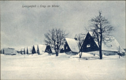 CPA Zinnwald Georgenfeld Altenberg Im Erzgebirge, Siedlung Im Winter - Other & Unclassified