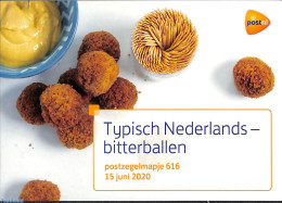 Netherlands 2020 Typical Dutch, Bitterbal, Presentation Pack 616, Mint NH, Health - Food & Drink - Unused Stamps