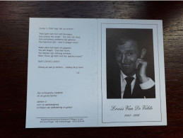 Louis Van De Velde ° Blankenberge 1943 + Brugge 1996 X Anna Stroo - Obituary Notices