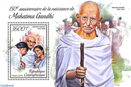 Central Africa 2019 M. Gandhi S/s, Mint NH, History - Gandhi - Mahatma Gandhi
