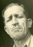 1950s REAL PHOTO FOTO POSTCARD MAN FACE - Photographie