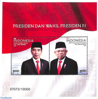 Indonesia 2020 President Dan Wakil S/s, Mint NH, History - Politicians - Indonesia