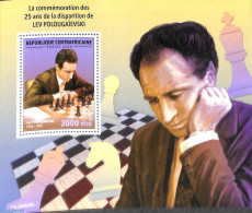 Central Africa 2020 Lev Polugaevsky S/s, Mint NH, Sport - Chess - Schaken