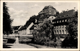 CPA Greiz Im Vogtland, Hindenburgbrücke, Oberes Schloss - Other & Unclassified