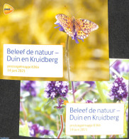 Netherlands 2021 Nature, Duin & Kruidberg, Presentation Pack 636a+b, Mint NH, Nature - Animals (others & Mixed) - Bird.. - Neufs