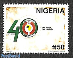 Nigeria 2015 ECOWAS/CEDERO 1v, Mint NH - Autres & Non Classés