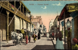 CPA Suez Ägypten, Colmar Street - Sonstige & Ohne Zuordnung