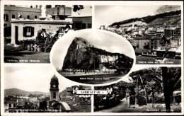 CPA Gibraltar, Felsen, Typische Wasserverkäufer, Hauptstraße, Kathedrale, Alameda Gardens - Gibilterra