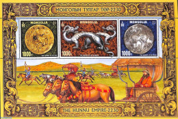 Mongolia 2021 The Hunnu Emprire S/s, Mint NH, History - Archaeology - Arqueología
