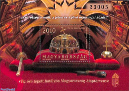 Hungary 2022 Fundamental Law S/s, Mint NH, Various - Justice - Nuovi