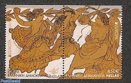 Greece 2022 Europa, Myths & Legends 2v From Booklet, Mint NH, History - Europa (cept) - Art - Fairytales - Unused Stamps