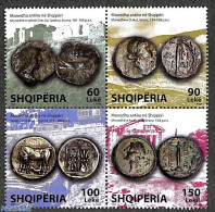 Albania 2021 Old Coins 4v [+], Mint NH, Various - Money On Stamps - Coins