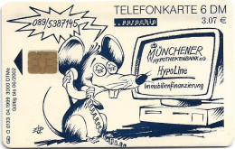 Germany - Münchener Hypothekenbank EG 6 - HypoLine - O 0133 - 04.1999, 6DM, 3.000ex, Used - O-Series : Customers Sets