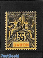 Gabon 1904 35c, Stamp Out Of Set, Unused (hinged) - Neufs