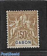Gabon 1904 50c, Stamp Out Of Set, Unused (hinged) - Neufs