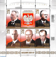 Poland 2022 2nd Republic Senate Marshalls 5v M/s, Mint NH - Unused Stamps