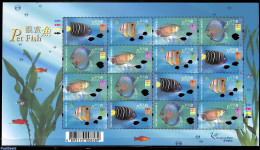 Hong Kong 2003 Fish M/s, Mint NH, Nature - Fish - Ungebraucht