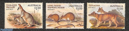 Australia 2023 Extinct Mammals 3v, Mint NH, Nature - Animals (others & Mixed) - Wild Mammals - Unused Stamps