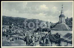 1937 REAL PHOTO FOTO POSTCARD RIO TAMEGA  AMARANTE PORTUGAL CARTE POSTALE - Porto
