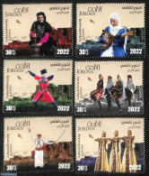 Jordan 2022 Cultural Diversity 6v, Mint NH, Various - Costumes - Kostums