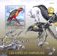 Central Africa 2014 Vanished Species S/s, Mint NH, Nature - Birds - Centraal-Afrikaanse Republiek