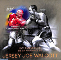 Central Africa 2014 Jersey Joe Walcott S/s, Mint NH, Sport - Boxing - Boxeo